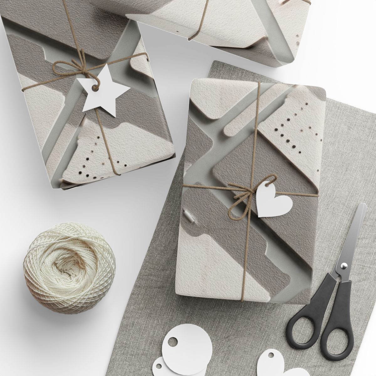 Filing System Pattern Wrapping Paper — Index No. 003