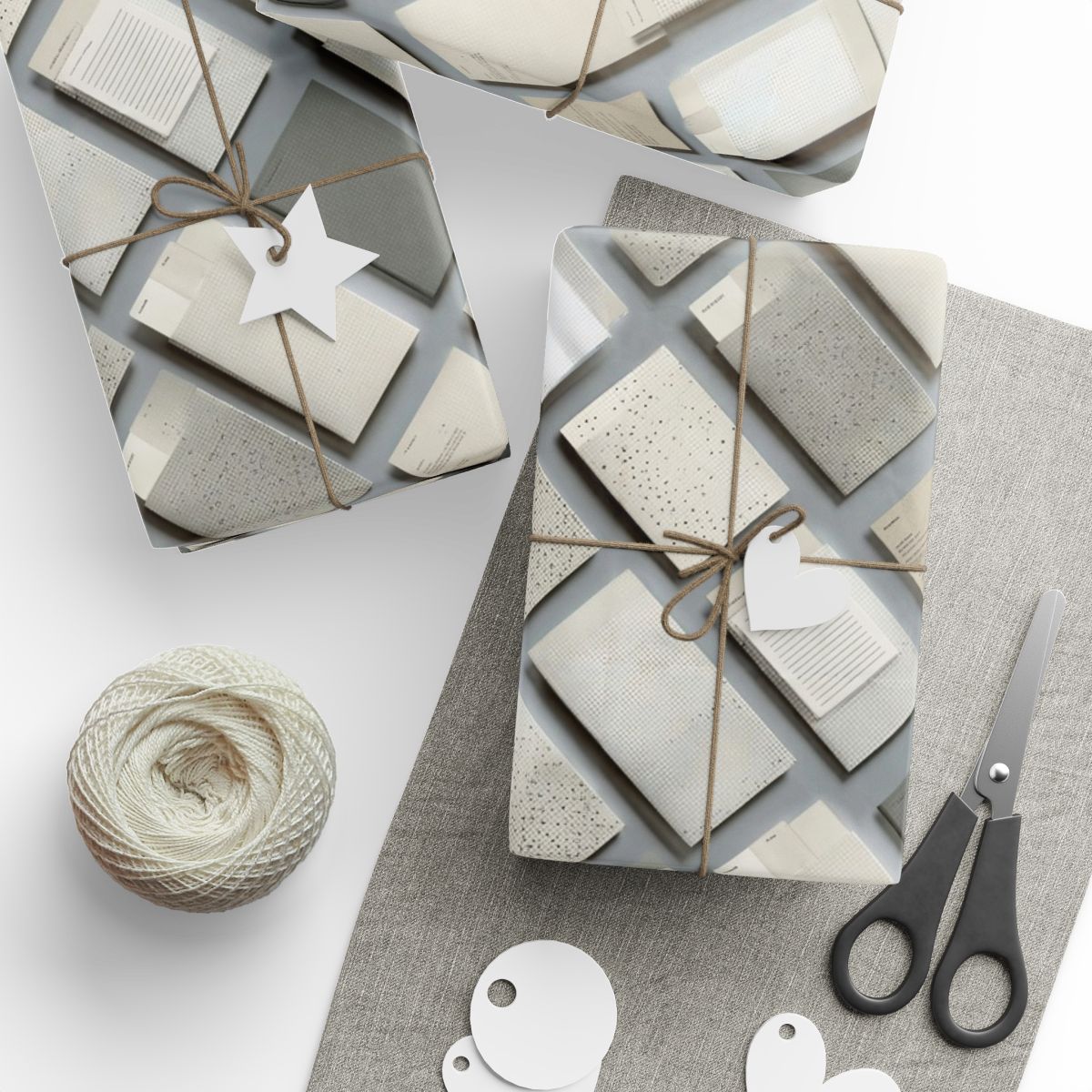 Filing System Pattern Wrapping Paper — Index No. 004