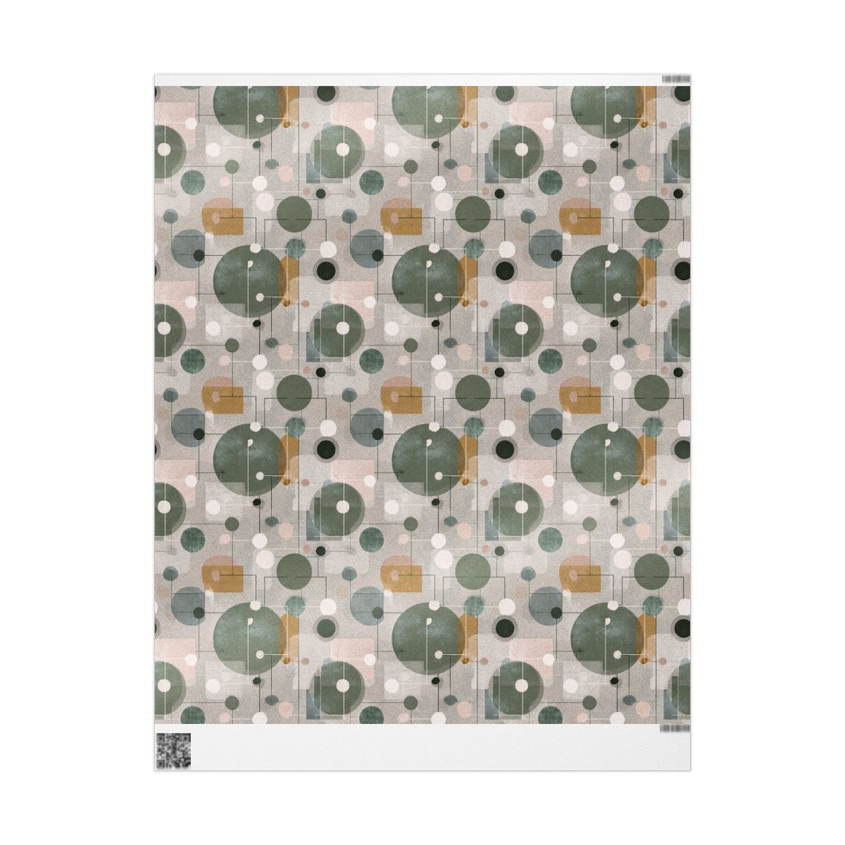 Flowchart Pattern Wrapping Paper — Process No. 003