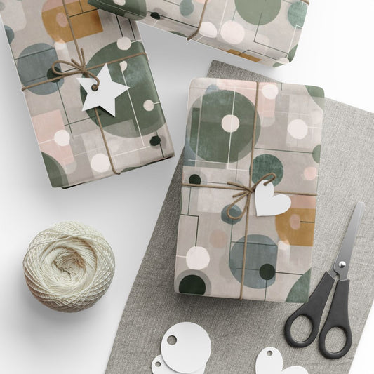 Flowchart Pattern Wrapping Paper — Process No. 003