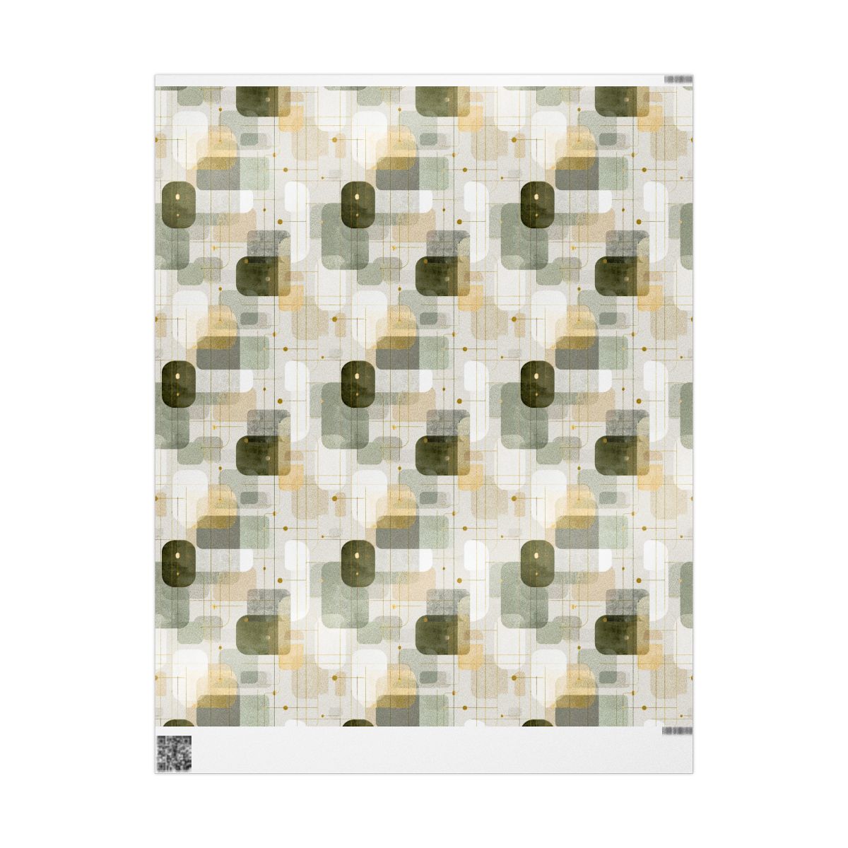 Flowchart Pattern Wrapping Paper — Process No. 004