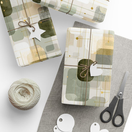 Flowchart Pattern Wrapping Paper — Process No. 004