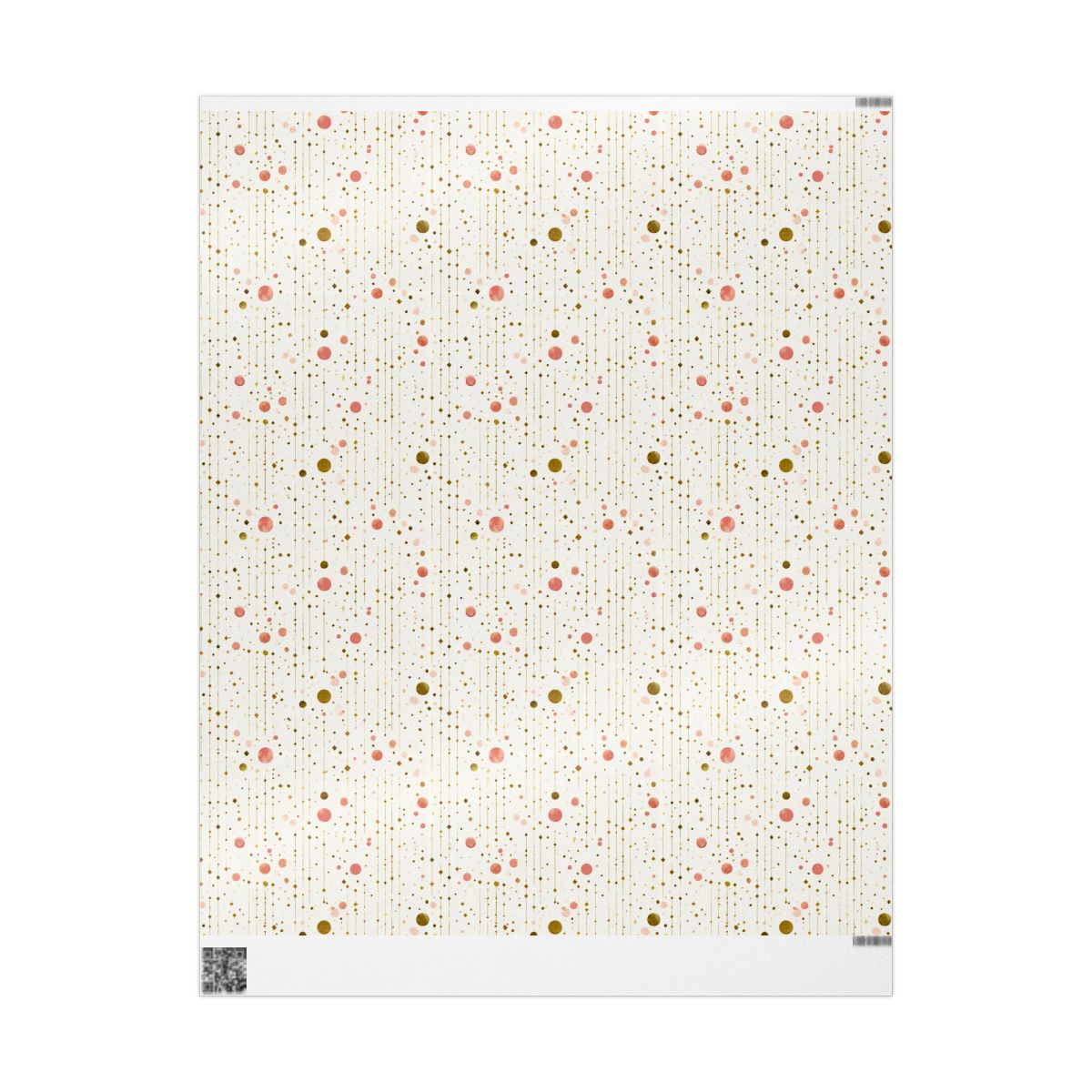 Geometric Celebration Grid Wrapping Paper