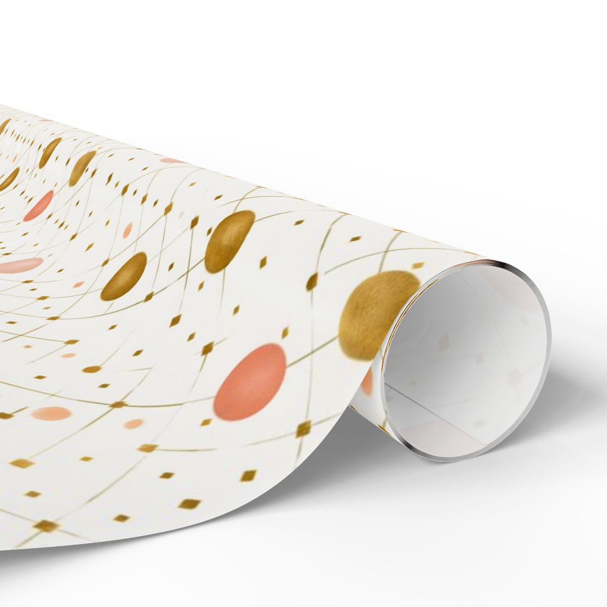 Geometric Celebration Grid Wrapping Paper