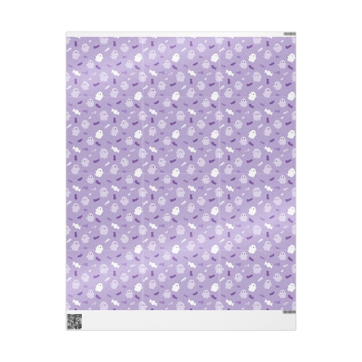 Ghosts & Halloween Candy Wrapping Paper