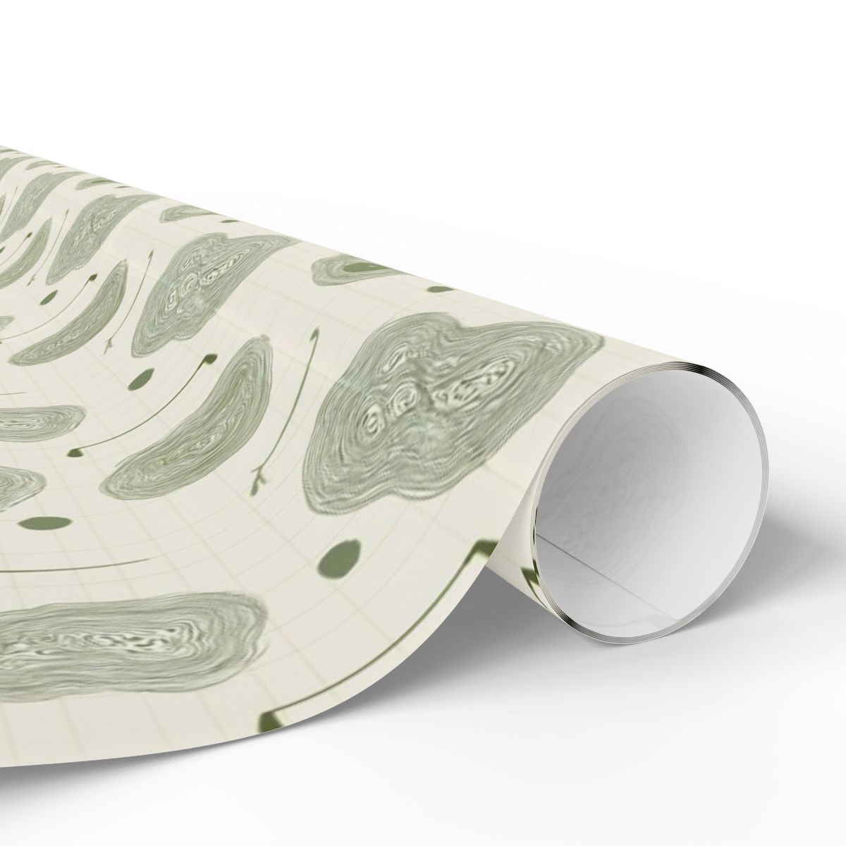 Golf Green Contour Map Wrapping Paper