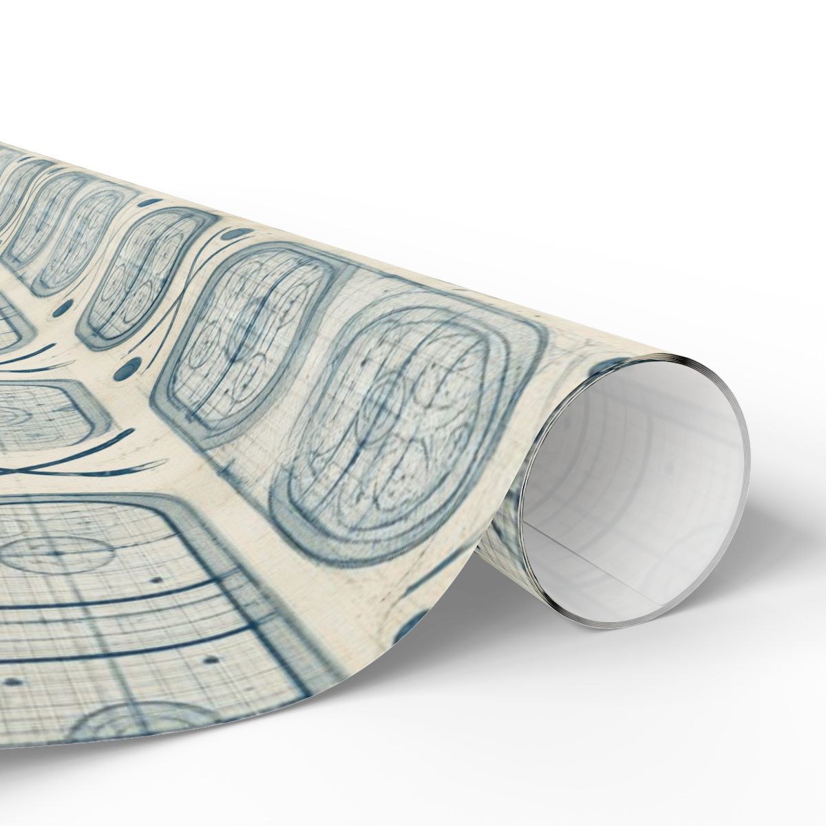 Hockey Rink Schematic Wrapping Paper