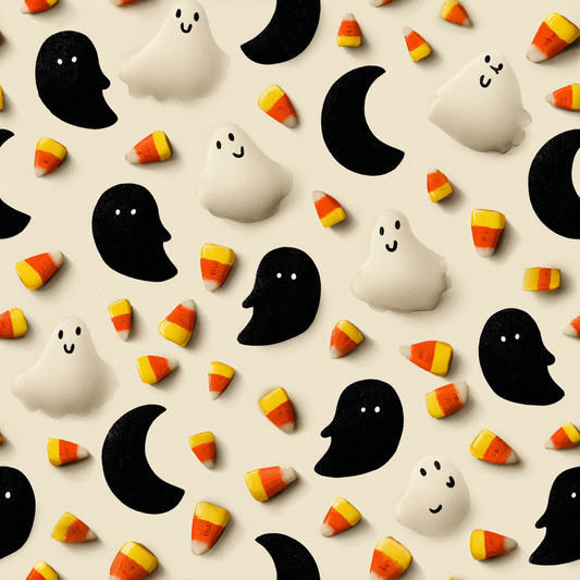 Halloween seamless wrapping paper pattern
