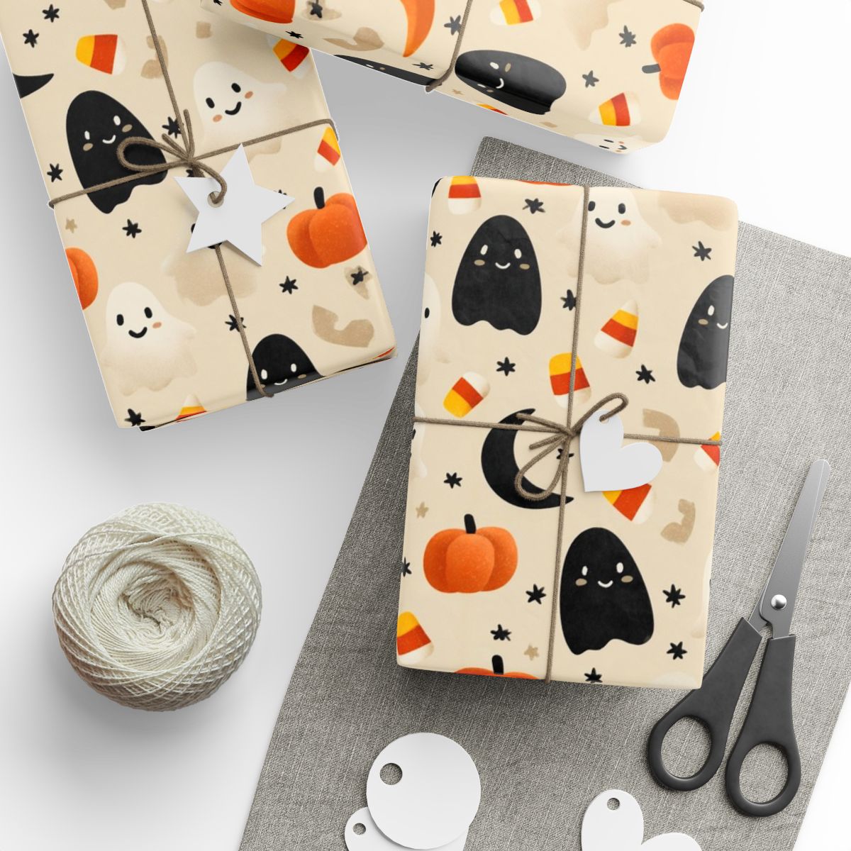 Holiday Halloween Wrapping Paper — Halloween Pattern