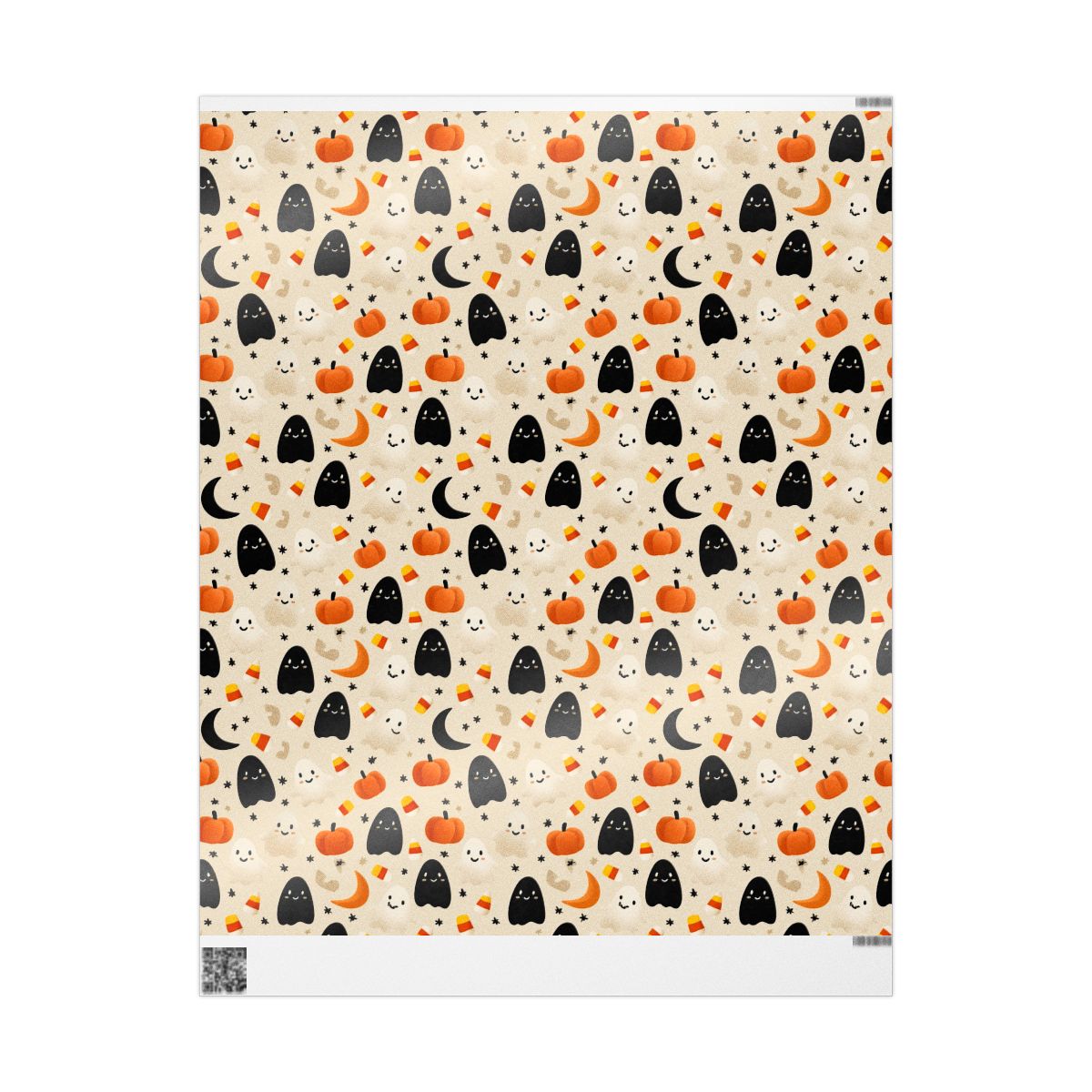 Holiday Halloween Wrapping Paper — Halloween Pattern