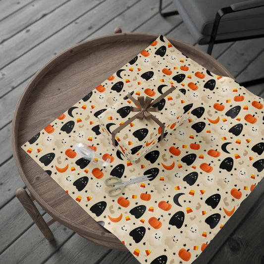 Holiday Halloween Wrapping Paper — Halloween Pattern