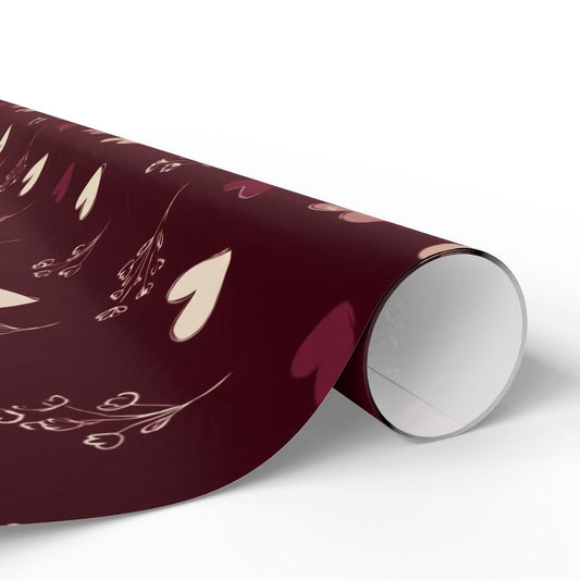 Holiday Valentine Wrapping Paper — Valentine's Pattern
