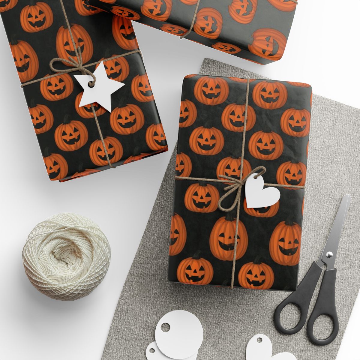 Jack-O-Lantern Wrapping Paper