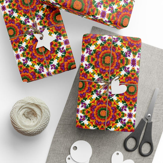 Kaleidoscope Bloom Wrapping Paper