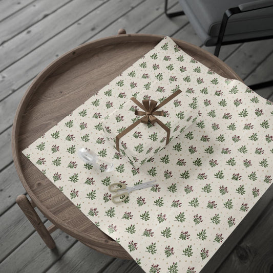 Leafy Sprigs & Berries Wrapping Paper