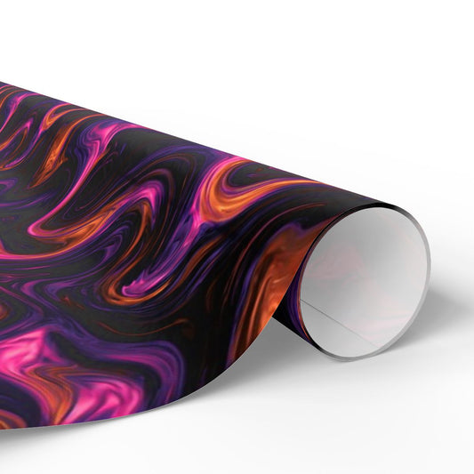 Liquid Marble Swirl Wrapping Paper