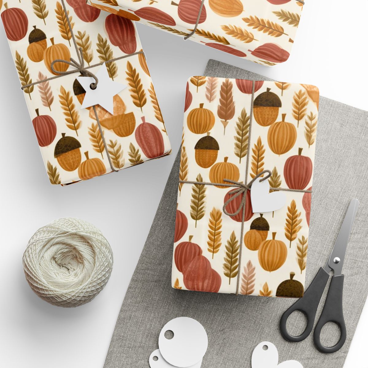 Mid-Century Modern Harvest Wrapping Paper