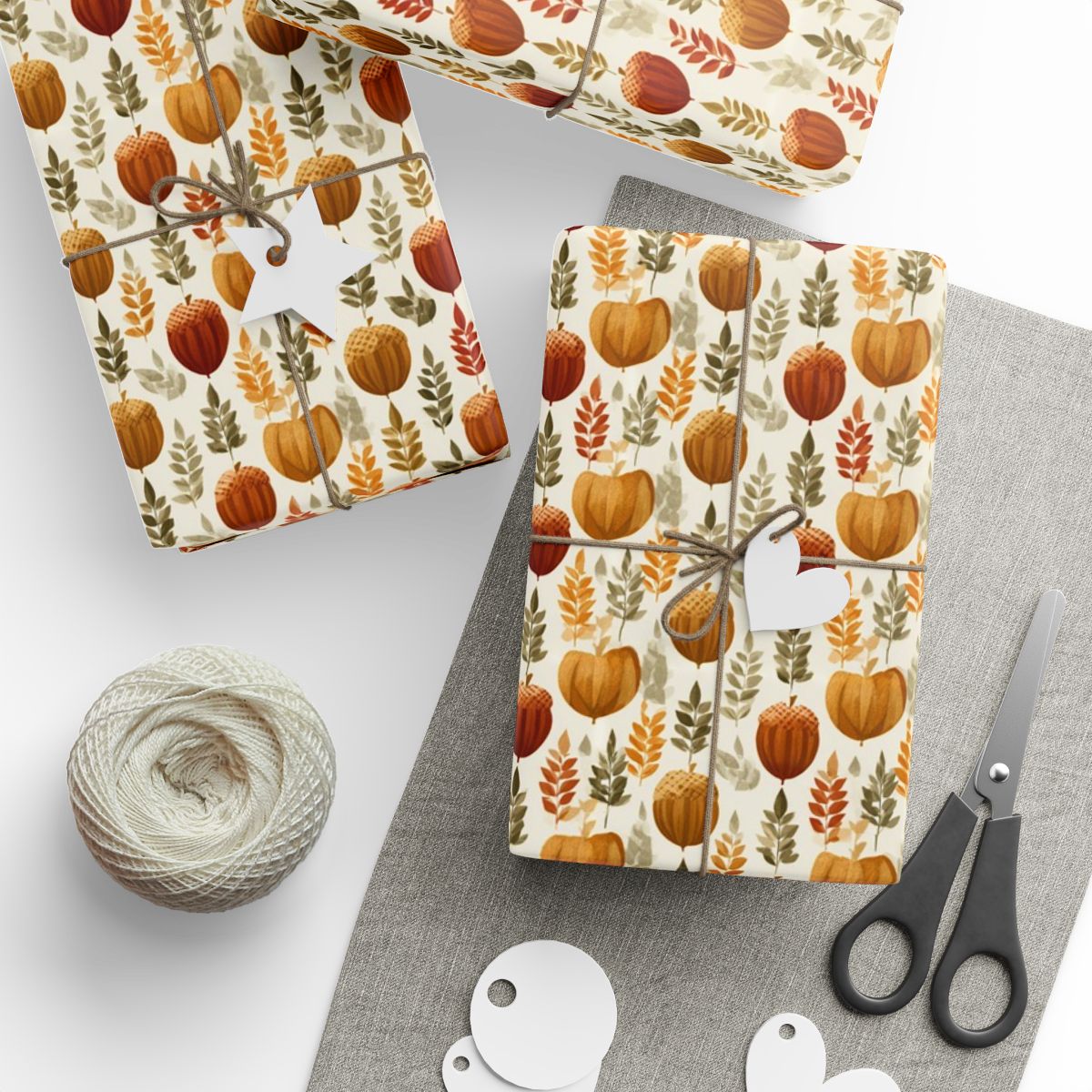 Mid-Century Modern Harvest Wrapping Paper