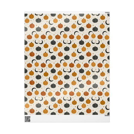 Midnight Patch Halloween Wrapping Paper No. 2