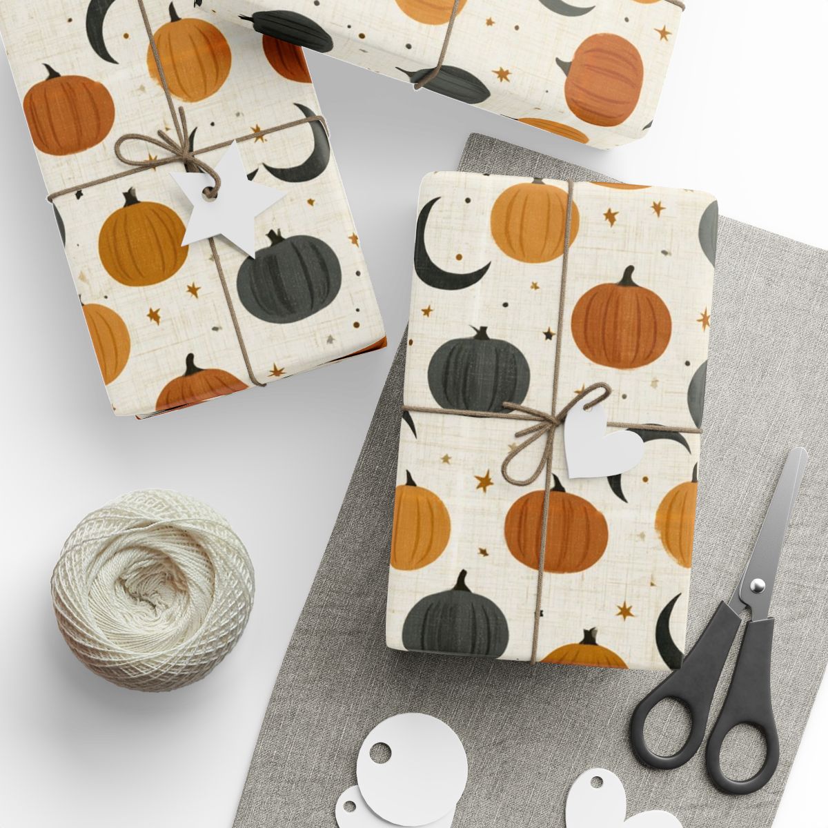 Midnight Patch Halloween Wrapping Paper No. 2