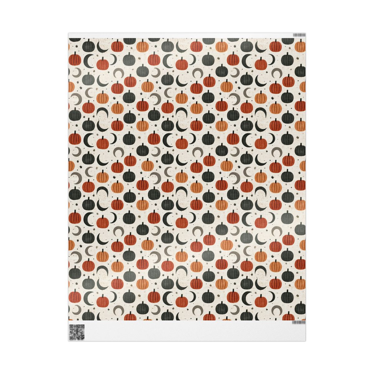 Midnight Patch Halloween Wrapping Paper No. 4
