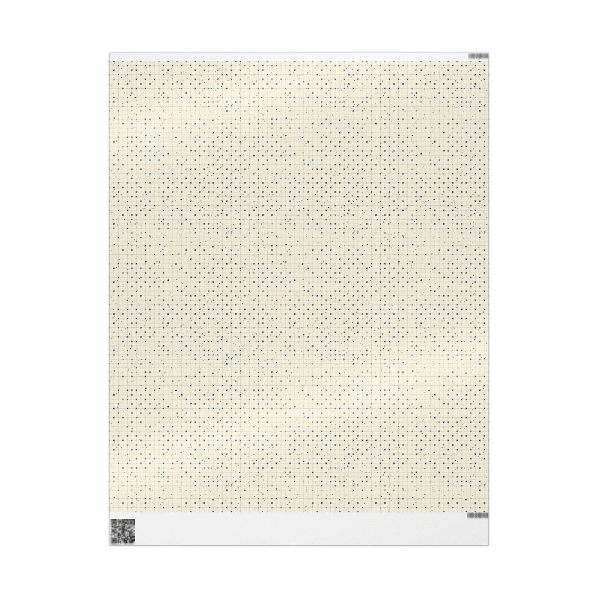 Minimalist Star Grid Wrapping Paper