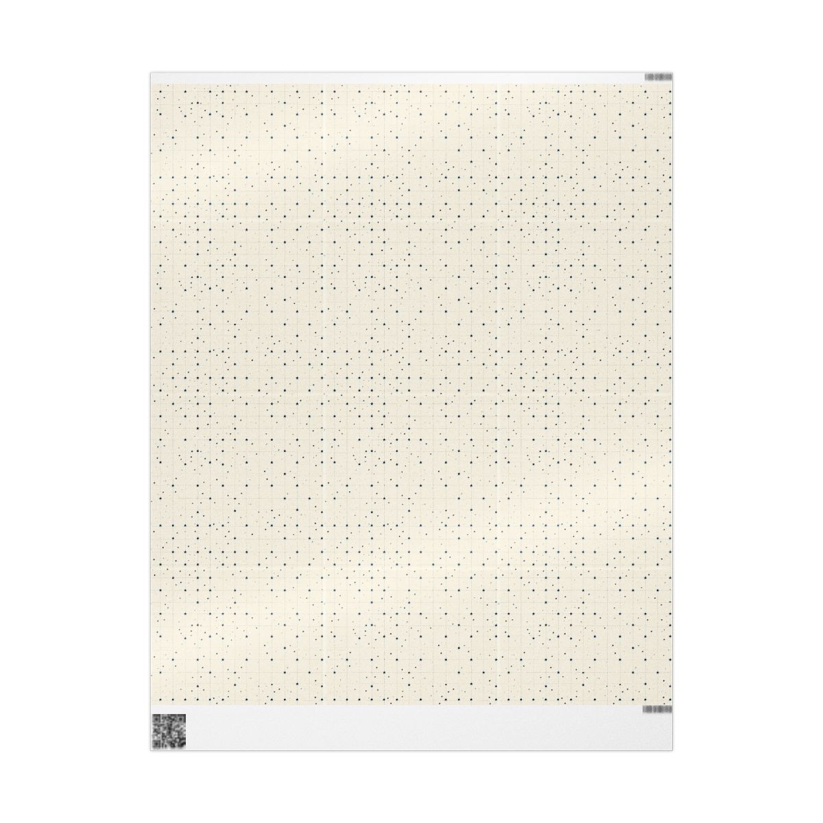 Minimalist Star Grid Wrapping Paper