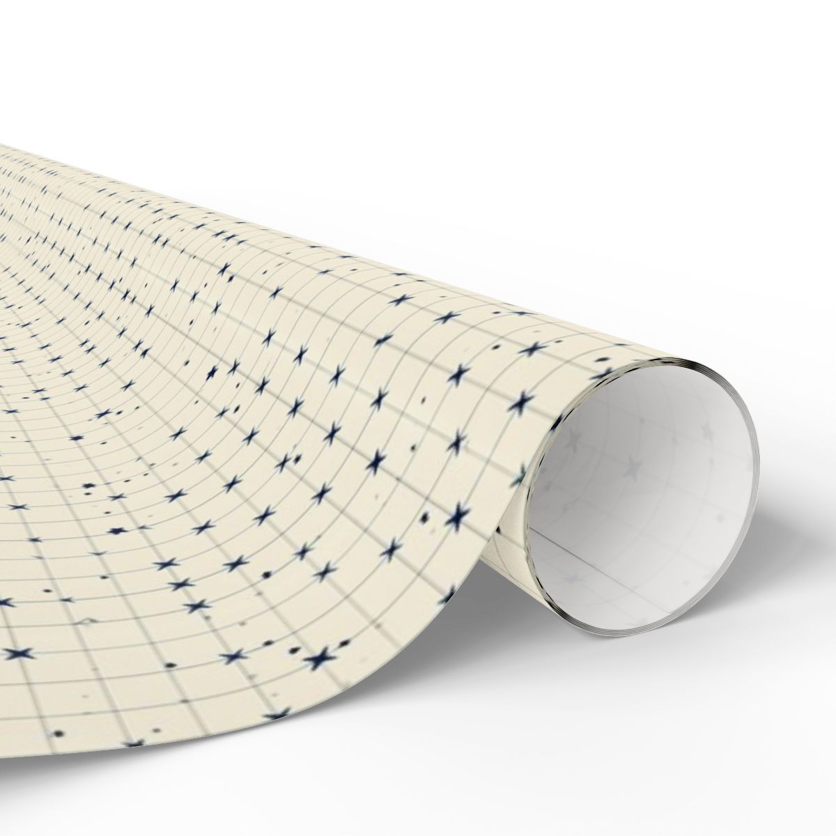 Minimalist Star Grid Wrapping Paper