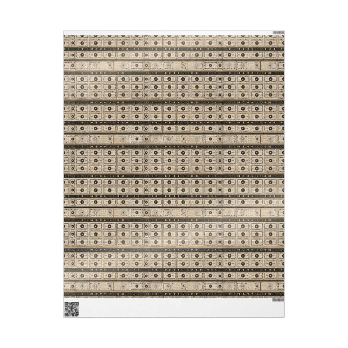 Natural History Specimen Label Wrapping Paper