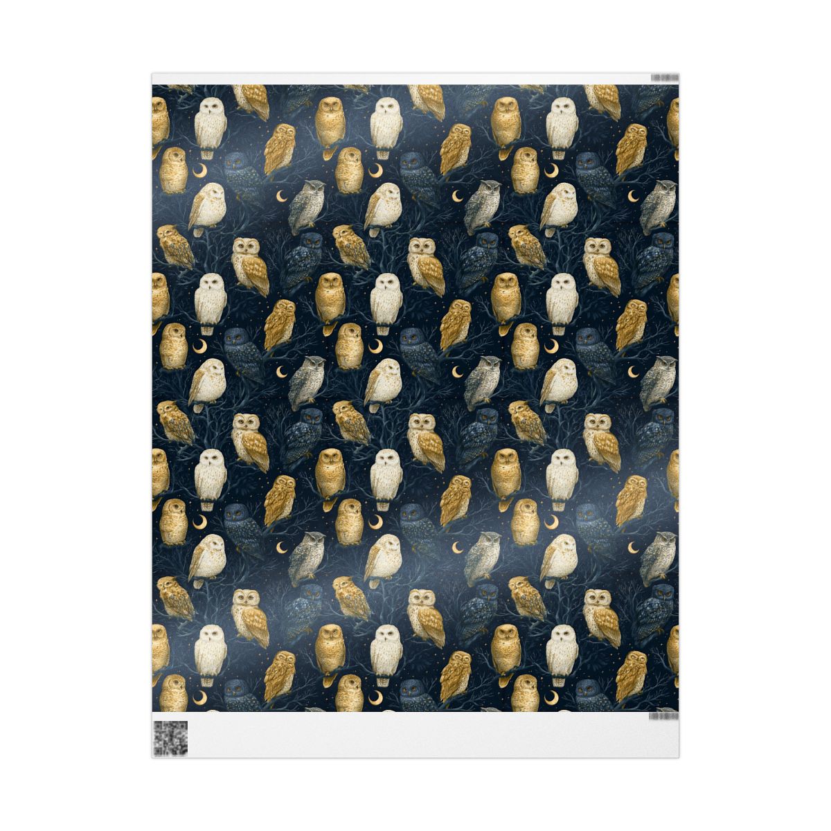 Owls in the Moonlight Wrapping Paper