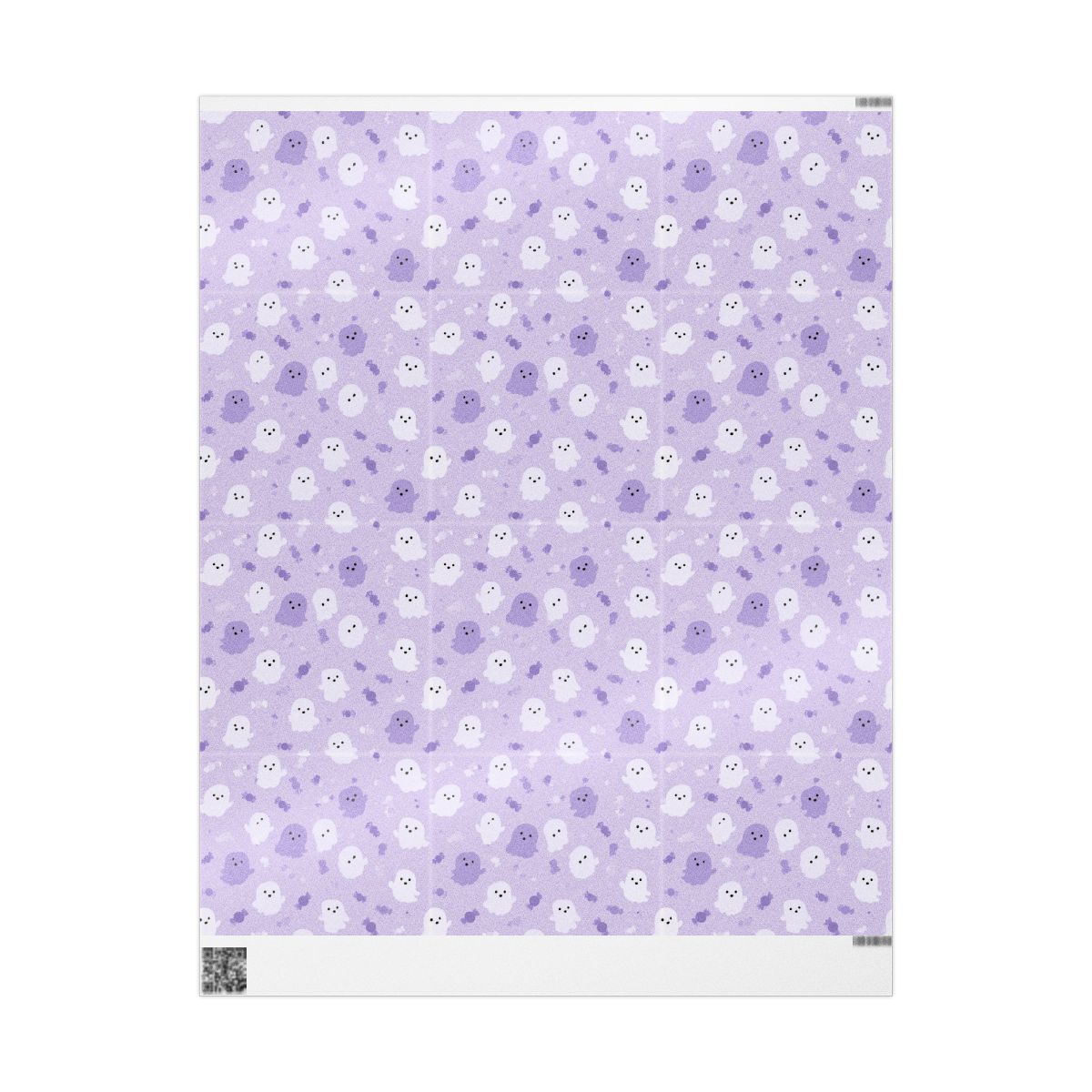 Pastel Ghosts & Candy Wrapping Paper