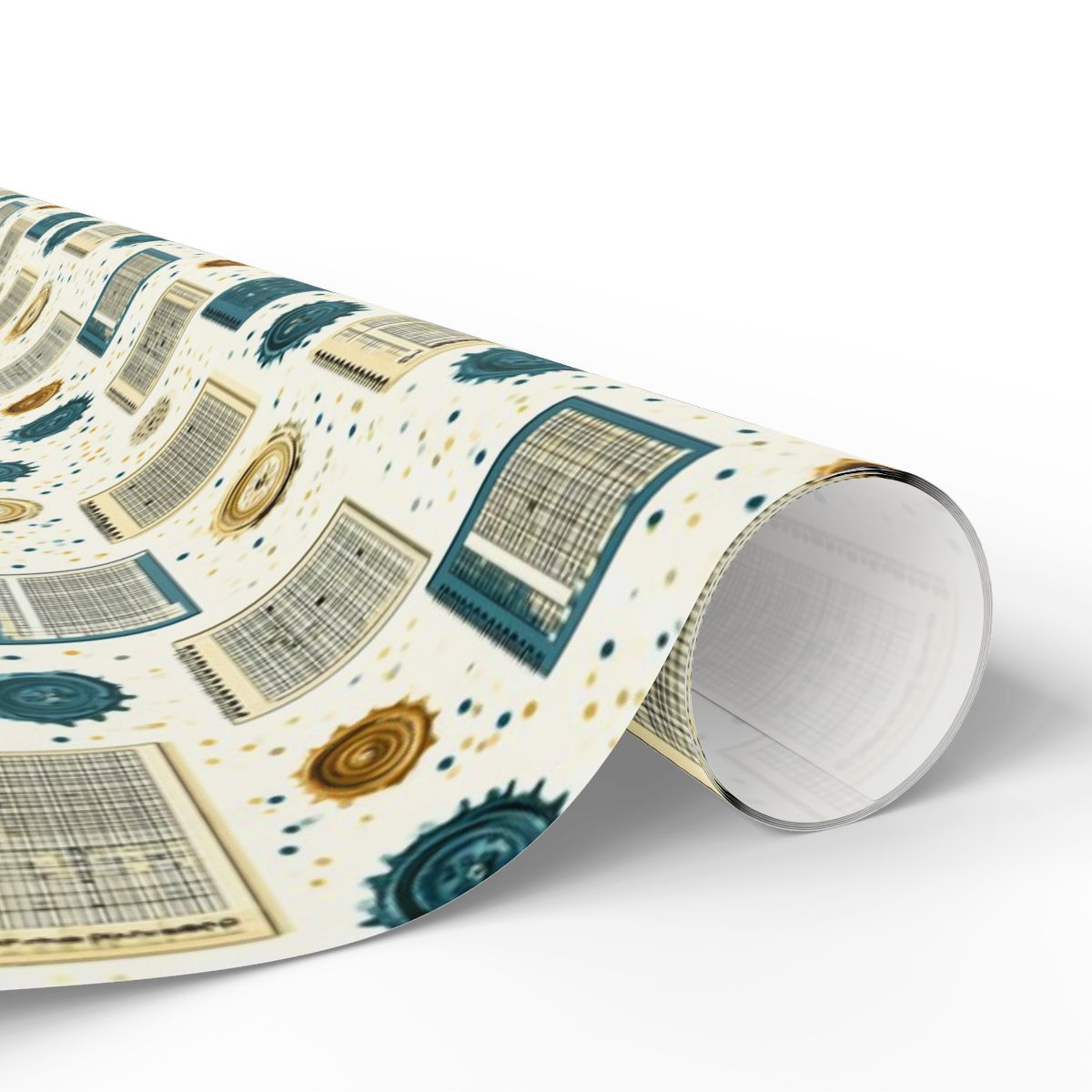 Planner Grid Wrapping Paper — Organizational System Pattern (Design 1)