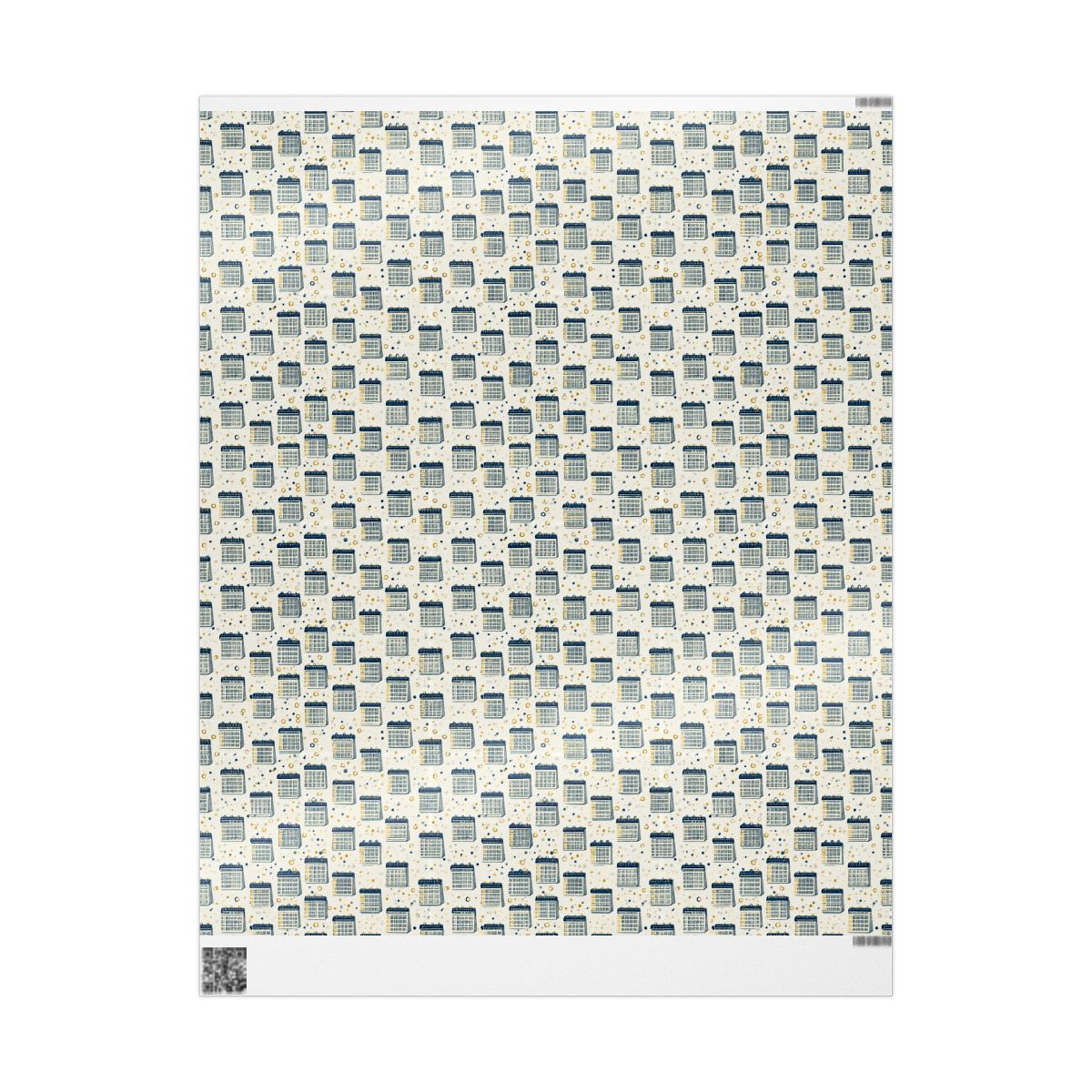 Planner Grid Wrapping Paper — Organizational System Pattern (Design 3)