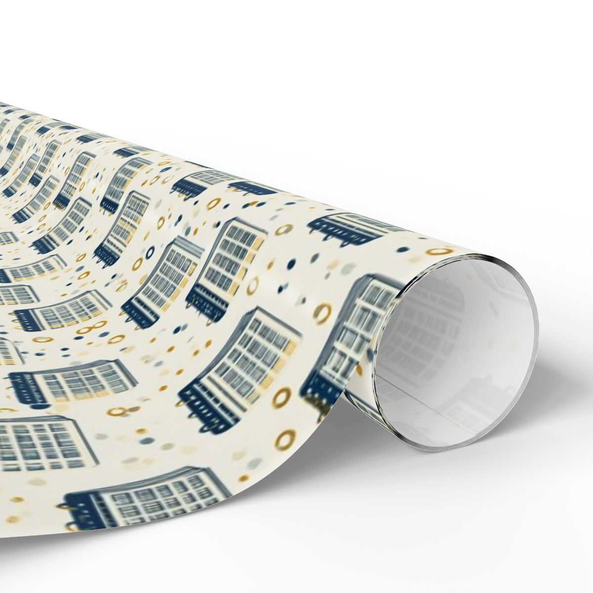 Planner Grid Wrapping Paper — Organizational System Pattern (Design 3)