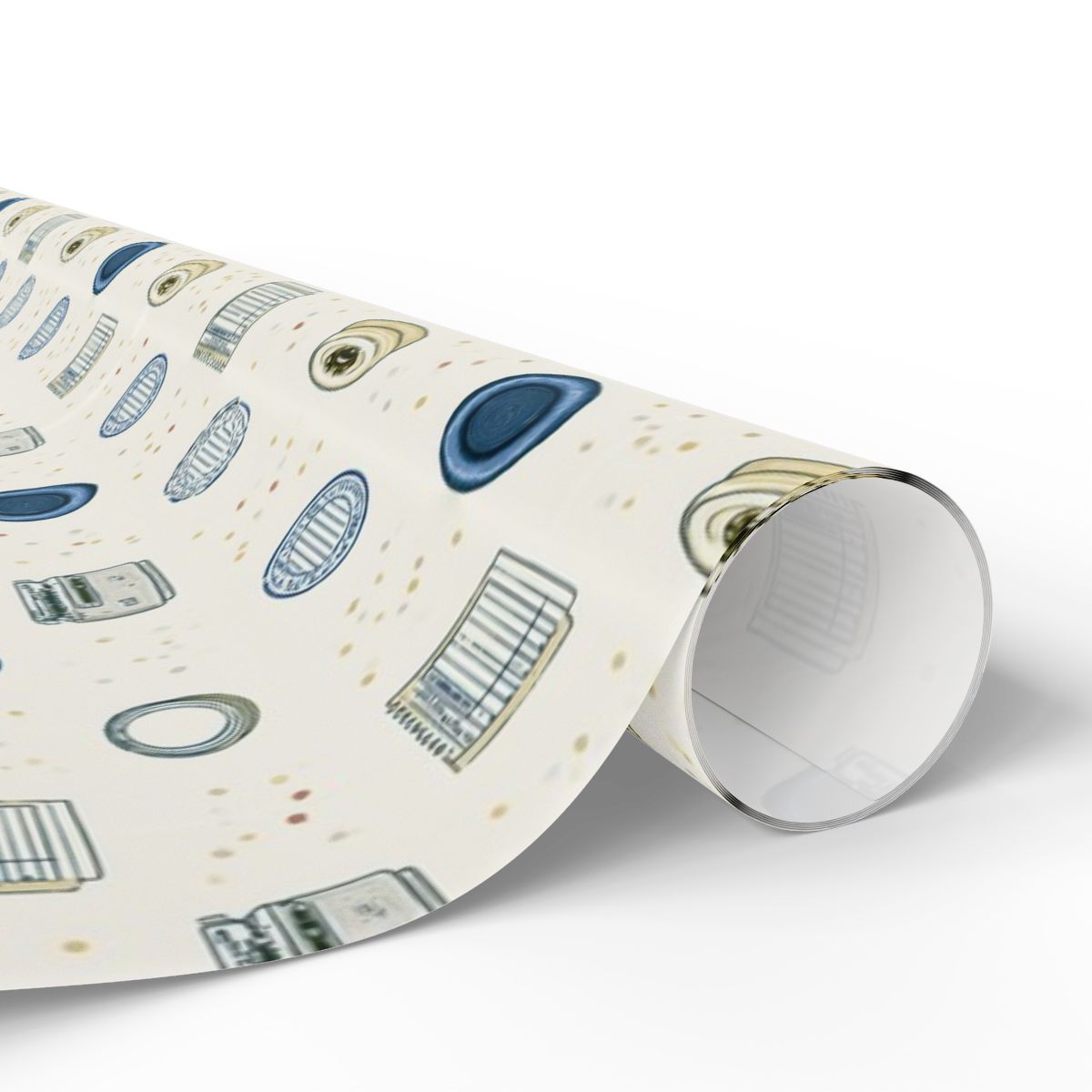 Planner Grid Wrapping Paper — Organizational System Pattern (Design 4)