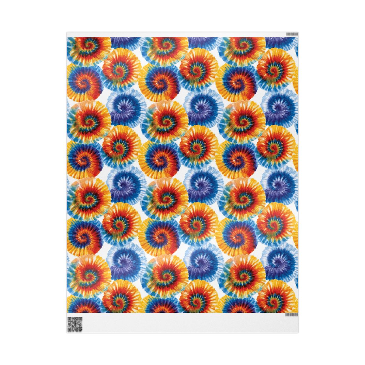 Rainbow Tie-Dye Wrapping Paper