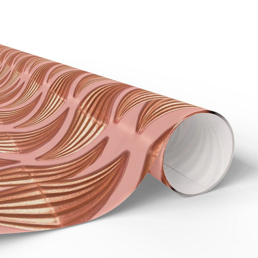 Rose Gold Faceted Diamond Wrapping Paper