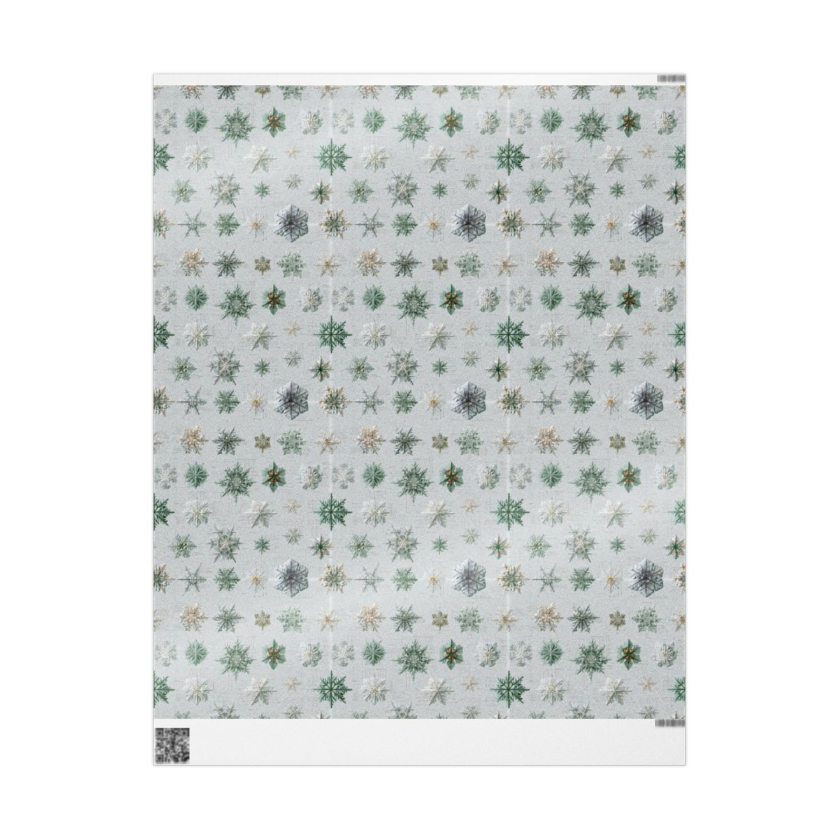 Scientific Snowflake Taxonomy Wrapping Paper