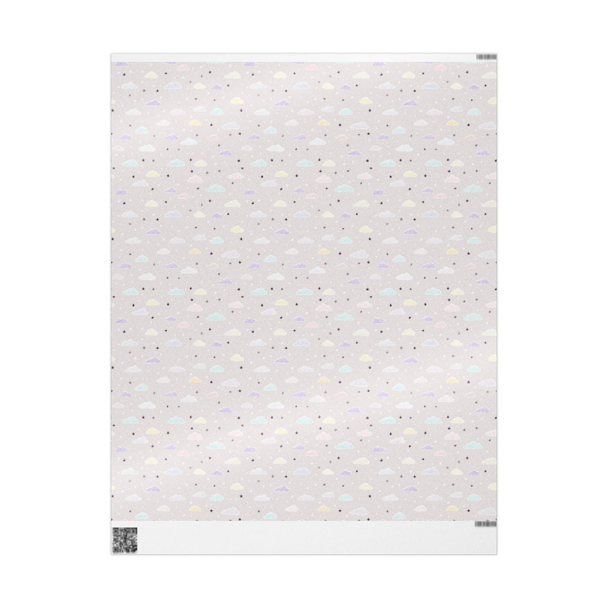 Sky & Cloud Pattern Wrapping Paper — Horizon No. 001