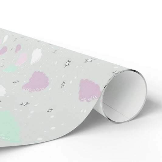 Sky & Cloud Pattern Wrapping Paper — Horizon No. 003