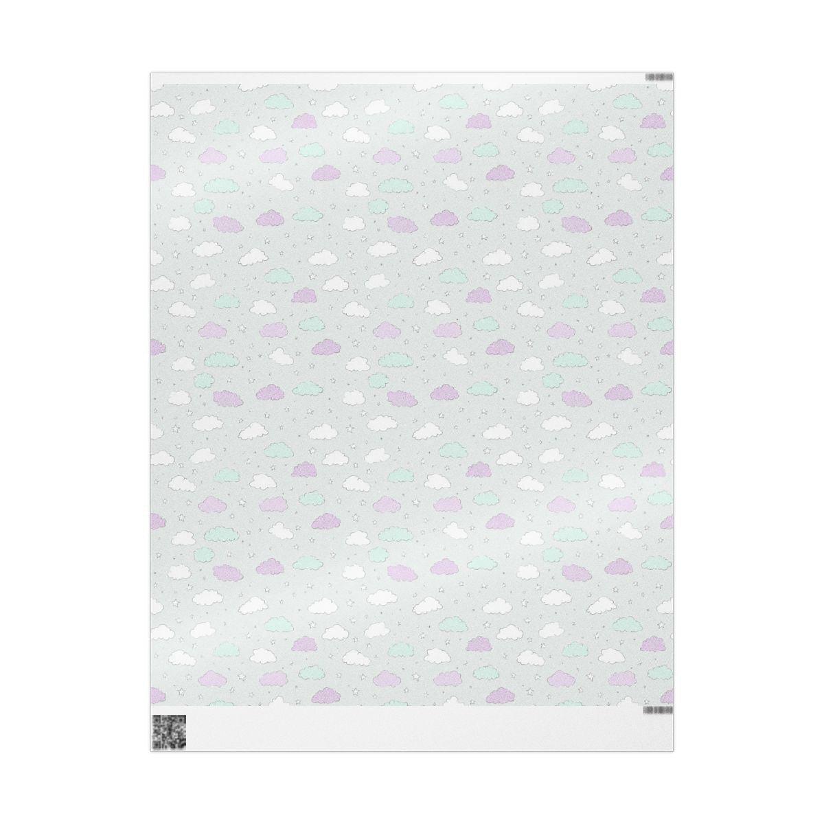 Sky & Cloud Pattern Wrapping Paper — Horizon No. 004