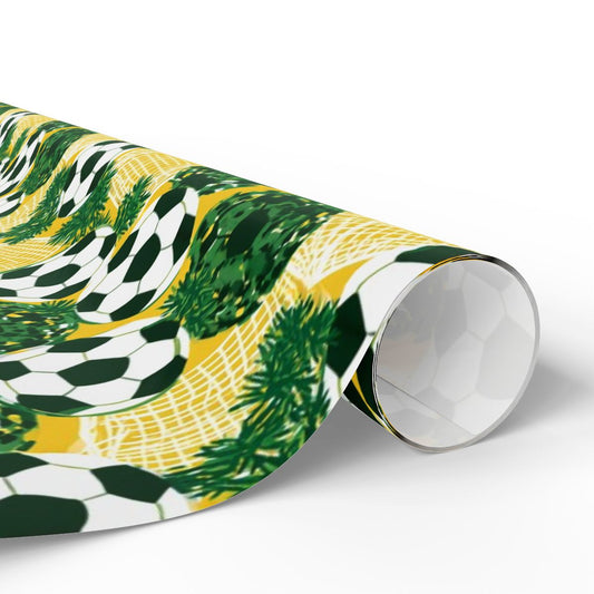 Soccer Balls & Goal Nets Wrapping Paper