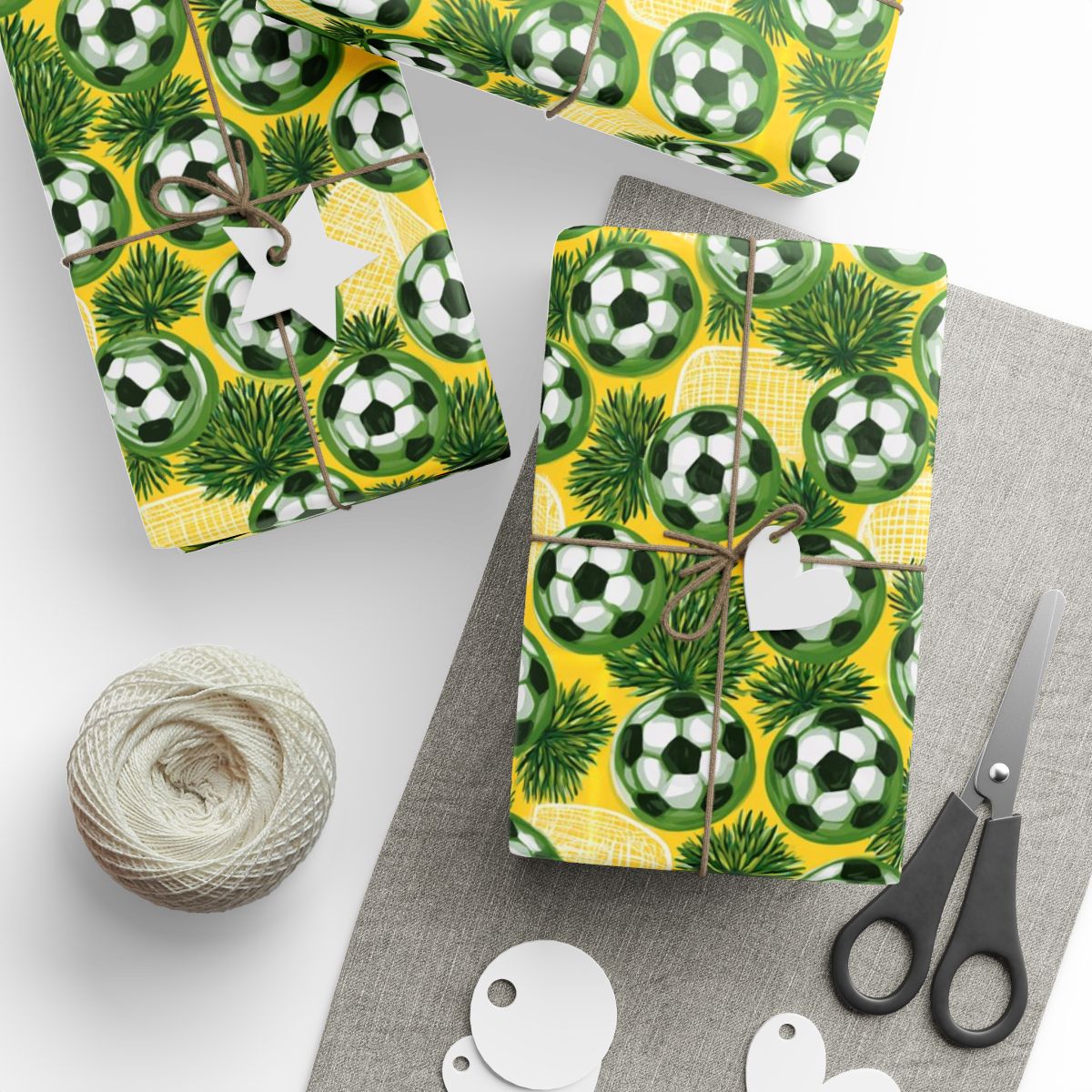 Soccer Star Wrapping Paper No. 1