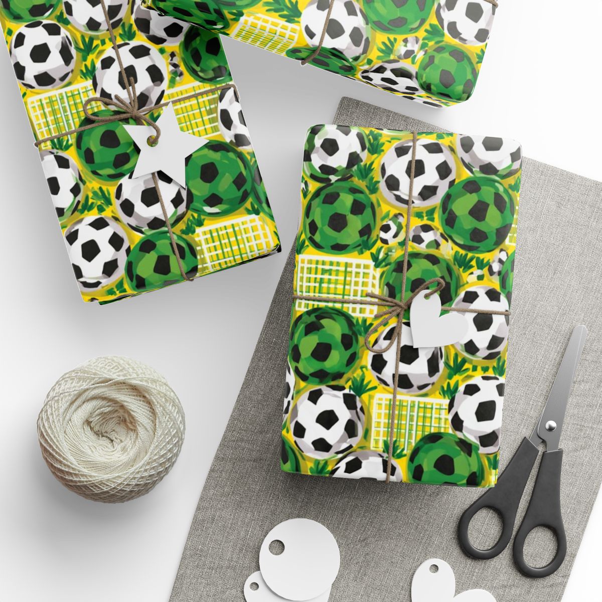 Soccer Star Wrapping Paper No. 4