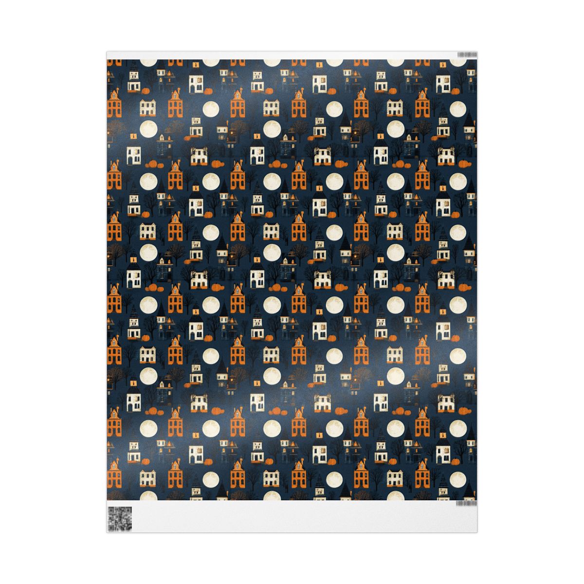 Spooky Village Wrapping Paper