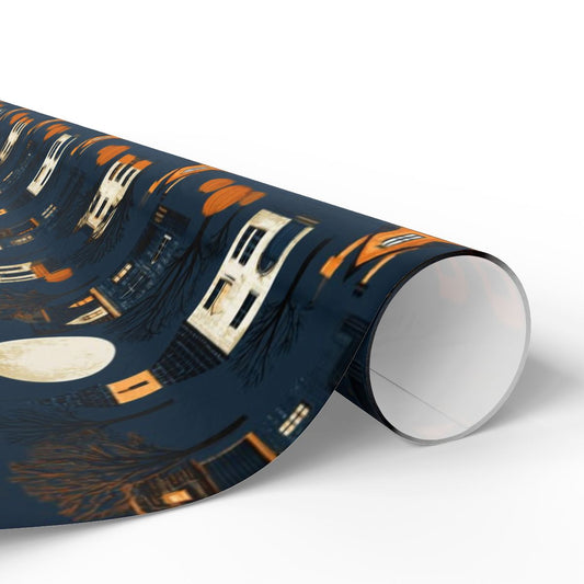 Spooky Village Wrapping Paper