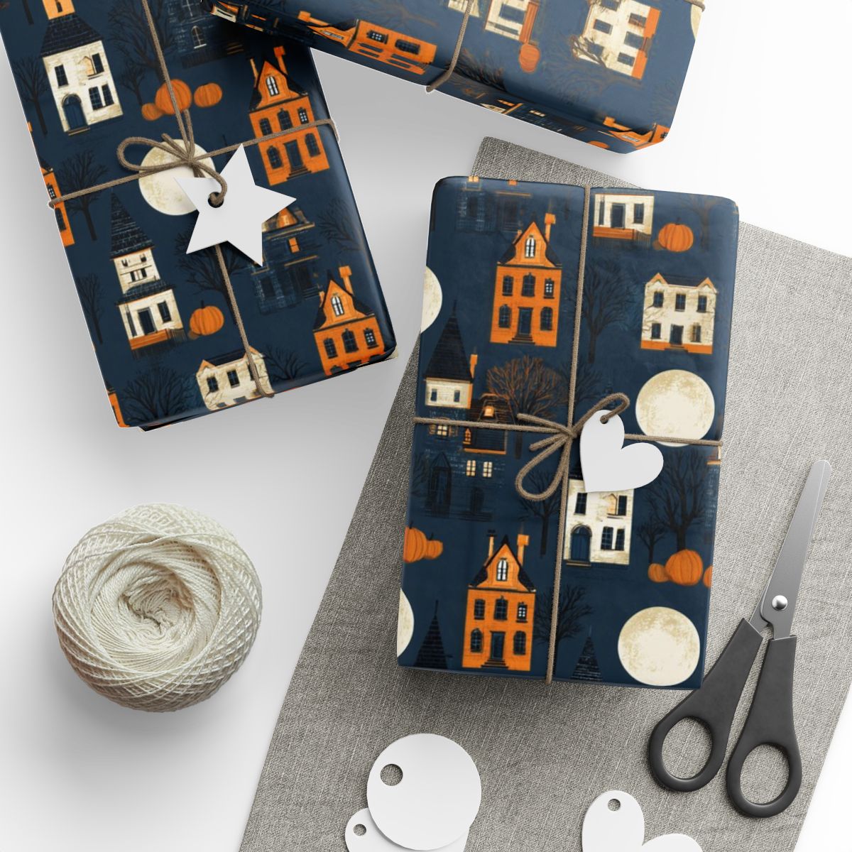 Spooky Village Wrapping Paper
