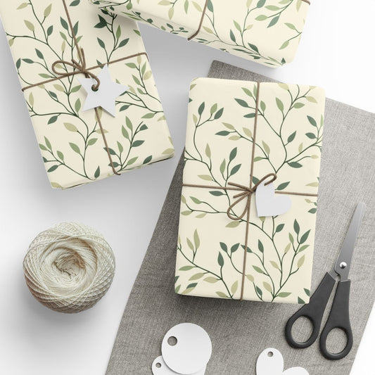 Spring Botanical Wrapping Paper — Botanical Pattern