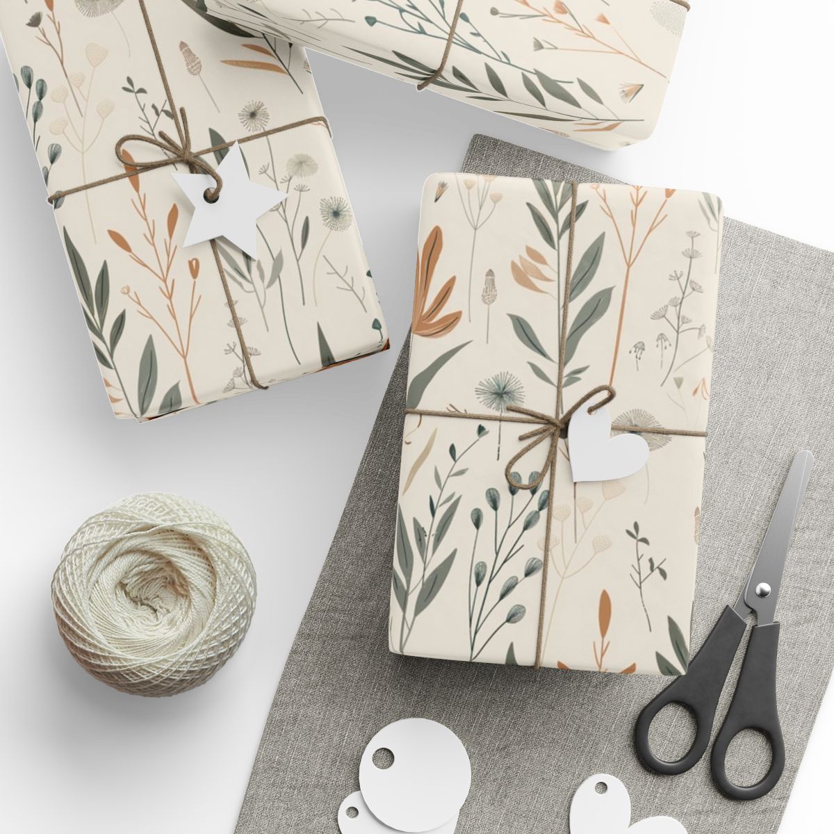 Spring Botanical Wrapping Paper — Botanical Pattern