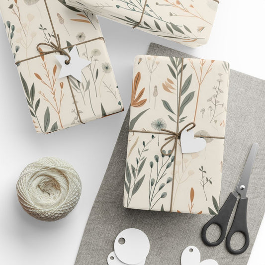 Spring Botanical Wrapping Paper — Botanical Pattern